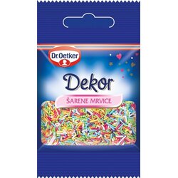 Dr. Oetker dekor šarene mrvice 10g kesica Cene