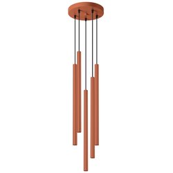 Sollux Lighting Sollux SL.1528 - Luster na sajli PASTELO 5xG9/8W/230V crvena Cene