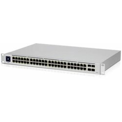 Ubiquiti USW-48-PoE is 48-Port managed PoE switch with 48 Gigabit Ethernet ports including 32 802.3at PoE+ Cene