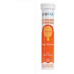 Biofar 12 vitamina +12 minerala šumeće tablete 20komada Cene