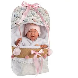 Llorens Mimi novorođenče od 40 cm, djevojčica koja plače sa dekicom Cene