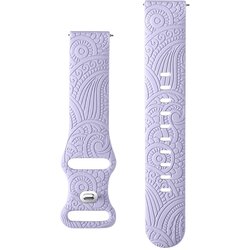 Carven Pattern silikonska narukvica za sat 20mm - Purple Cene