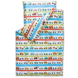 Golden Market posteljina 140x100cm cars and stripes 7489 Cene