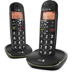 Doro Brezžični telefon PhoneEasy 100W Duo črn 2 slušalki, (5000506911) Cene