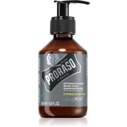 Proraso Cypress & Vetyver Beard Wash šampon za brado z vonjem cipres in vetiverja 200 ml za moške Cene