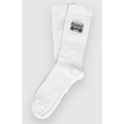 Supa Dupa Goods Boombox Socks white Cene