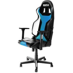 Sparco GRIP SKY gaming stol črno - svetlo modre barve Cene