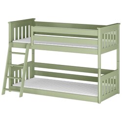 Molarem Home Drveni dječji krevet na kat Kevin - olive - 160x80 cm - Bez madraca Cene