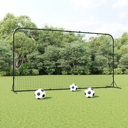 Nogometna mreža za odbijanje crna 366 x 90 x 183 cm HDPE Cene