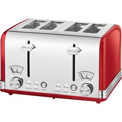 Profi Cook dupli toster pc-ta 1194 crveni, 1630W, 4 kriške hleba Cene