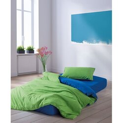 Sage zeleni, plavi zeleni blue ranforce set posteljine Cene