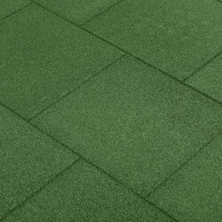  Ploče za zaštitu od pada 18 kom gumene 50 x 50 x 3 cm zelene Cijene
