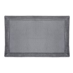 5five FIVE PROSTIRKA ZA KUPATILO MODERN 80X50CM PES/PU/PVC SIVA Cene