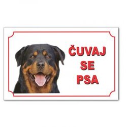 Iguana tabla čuvaj se psa - rotvajler Cene
