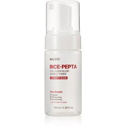 Nacific Rice + Pepta Collagen Glow Bubble Toner posvetlitveni tonik za obraz z vlažilnim učinkom 100 ml Cene