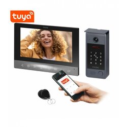VIRONE CERO VDP-73/B Wi-Fivideo interfon 7″ Full HD s RFID čitačem in tipkovnico Cene
