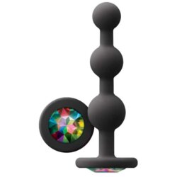 Ns Novelties Glams Ripple Rainbow Gem Black Cene