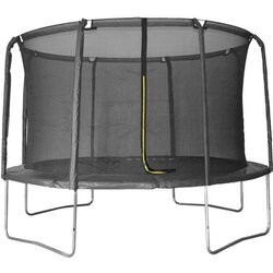 LEGONI Trampolin Aero sa zaštitnom mrežom, crni, 366 cm Cene