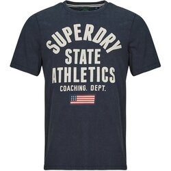 Superdry Majice s kratkimi rokavi ATHLETIC ESSENTIAL pisana Cene