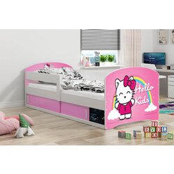 BestBed POSTELJA LUKI 160X80 - HELLO KITTY (VE BARV)-Bela Cene