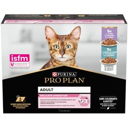 Purina PRO PLAN Cat Adult Delicate Digestion 10 x 85g - Puretina i morska riba Cene