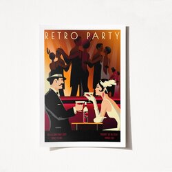 Wallity Poster Party-1972, 29,7x42cm Cijene