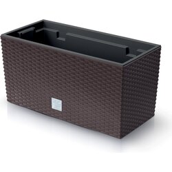 RATO Case cvetlično korito z vložkom za rastline, rjava - L 58 cm Cene