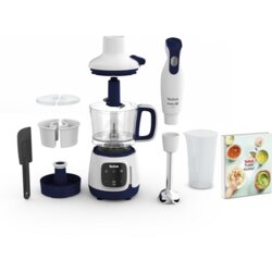 Tefal APARAT ZA PRIPRAVO HRANE ZA DOJENČKE YUMMY GOURMET EVOLUTIVE, HB55W430, MOČ 600 W, S PALIČNIM MEŠALNIKOM, DIZAJN 4-V-1 Cene