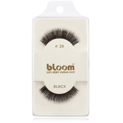 Bloom Natural lepilne trepalnice iz naravnih las No. 20 (Black) 1 cm Cene