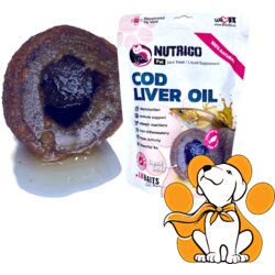 LK Baits Nutrigo Dog Supplement Cod Liver Oil Mini 75g, Za Zdravu Kožu i Dlaku Cene