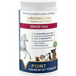 V-POINT senior vital - premium zeliščni prah za pse in konje Cene