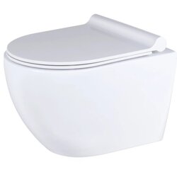 Uptrend viseča wc školjka caneo rim. vklj. z wc desko slim bela Cene