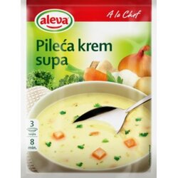 Aleva pileća krem supa 49g kesica Cene