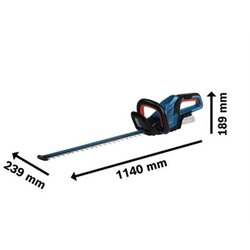 Bosch GHE 18V-60 (II) Professional Akumulatorske makaze za živu ogradu, 06008C9400 Cene