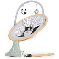 Kinderkraft stolica za ljuljanje lumi wooden kblumi00gry0000 Cene