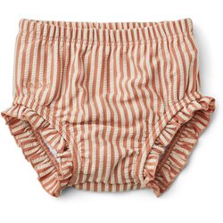 Liewood otroške kopalke mila baby seersucker stripe tuscany rose/sandy Cene