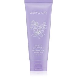 MARY & MAY White Collagen Cleansing Foam kremasta čistilna pena z niacinamidom 150 ml Cene