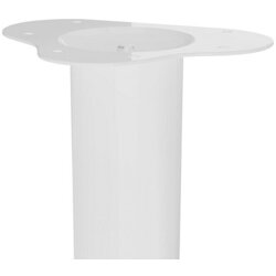 WALTECO noga za pohištvo (do x š x v: 6 x 6 x 80 cm, ø x v: 6 x 80 cm, nosilnost izdelka: 75 kg, jeklo, bela) Cene