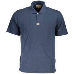 La Martina MEN'S SHORT SLEEVED POLO SHIRT BLUE Cene