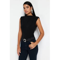 TRENDYOLMILLA Ženski bodi TPRSS24BD00012, Crni Cene