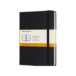 Moleskine Bilježnica M, tvrde korice, crna - s crtama Cene