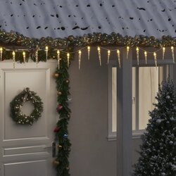 vidaXL Božićna svjetla sige 100 LED topla bijela 10 m akrilna PVC Cijene