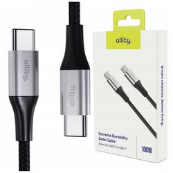 ALLITY kabel AUC-01 USB-C USB-C 2,0 m 100W CRNI Cene