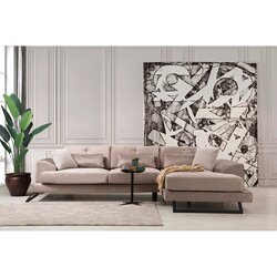 Atelier Del Sofa Kutna garnitura FRIDO desna, bež Cijene