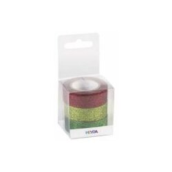 Heyda DECO LJEPLJIVA 15MMX3M GLITTER PK3 HEYDA 20-35843 77 SORTIRANO BLISTER Cene