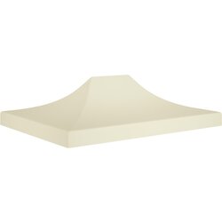 vidaXL Krov za šator za zabave 4 x 3 m krem 270 g/m² Cijene