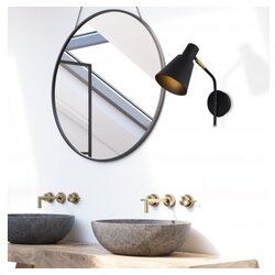 Opviq Zidna lampa SIVANI CRNA, metalna 14 x 36 x 40 cm, E27 W41, Sivani - MR-664 Cene