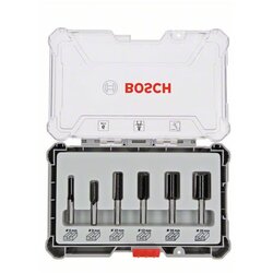 Bosch set ravnih glodala, 6 komada, držač od 6 mm 2607017465 Cene