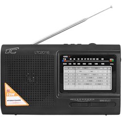 Ltc Wilga 2016 prijenosni radio FM/MW/SW, USB, SD, 10 W, ugrađena baterija 1000 mAh – crni Cene