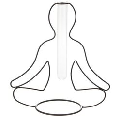Balvi Gifts Vaza - Yoga Silhouette, black Cene